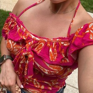 🌺Vibrant Free People Top🌺